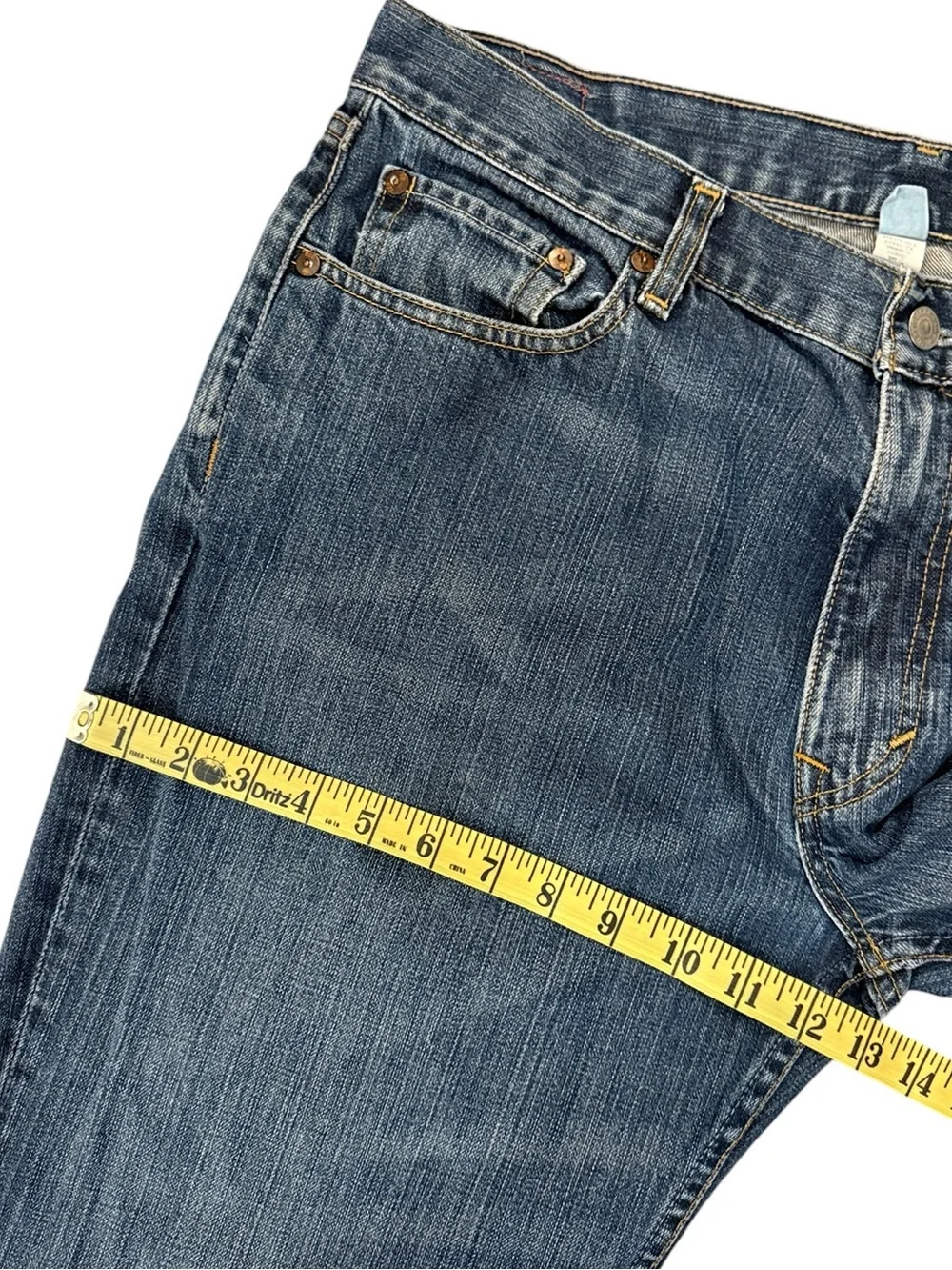 Vintage Y2K Banana Republic 078 Straight Leg Jeans 35x34 Fits 35x33 2004